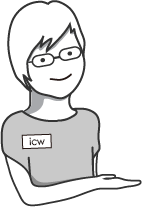 Cartoon drawing of Isabella